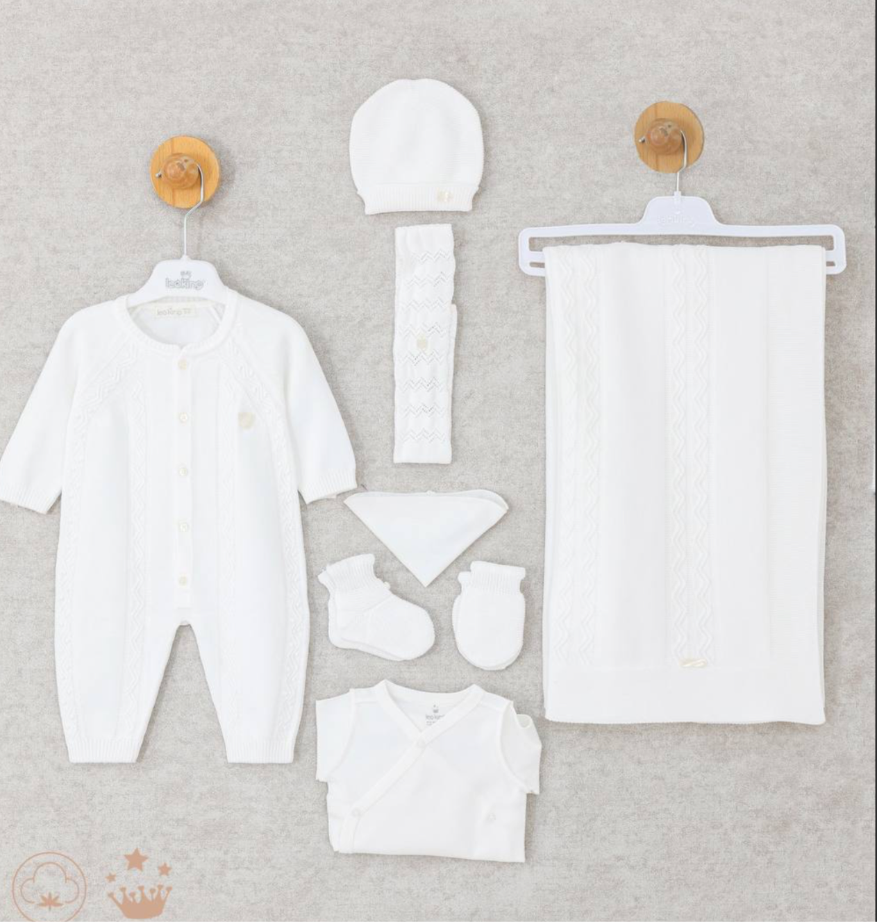 Baby Boy White Elegant NewBorn Set