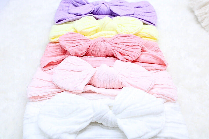 Baby Bow Headband Bright Colors