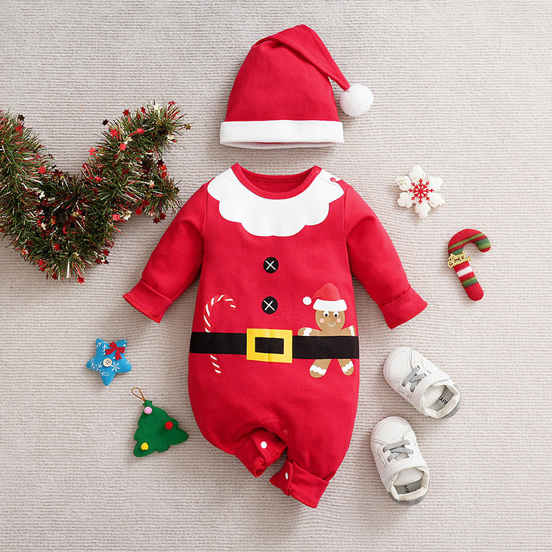 Christmas Cheer Cotton Romper
