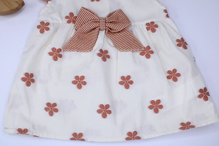 Baby Girl 2 Pieces Olive Flowers Set