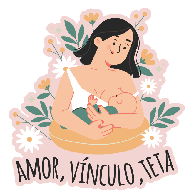 Sticker Amor, Vínculo, Teta