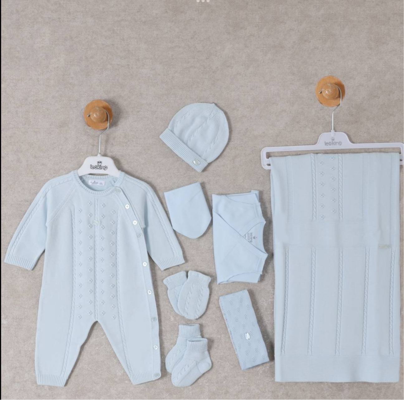 Baby Boy Light Blue NewBorn Set