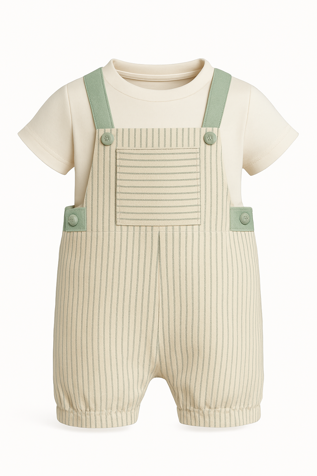 Baby Boy Corduroy Overalls Set