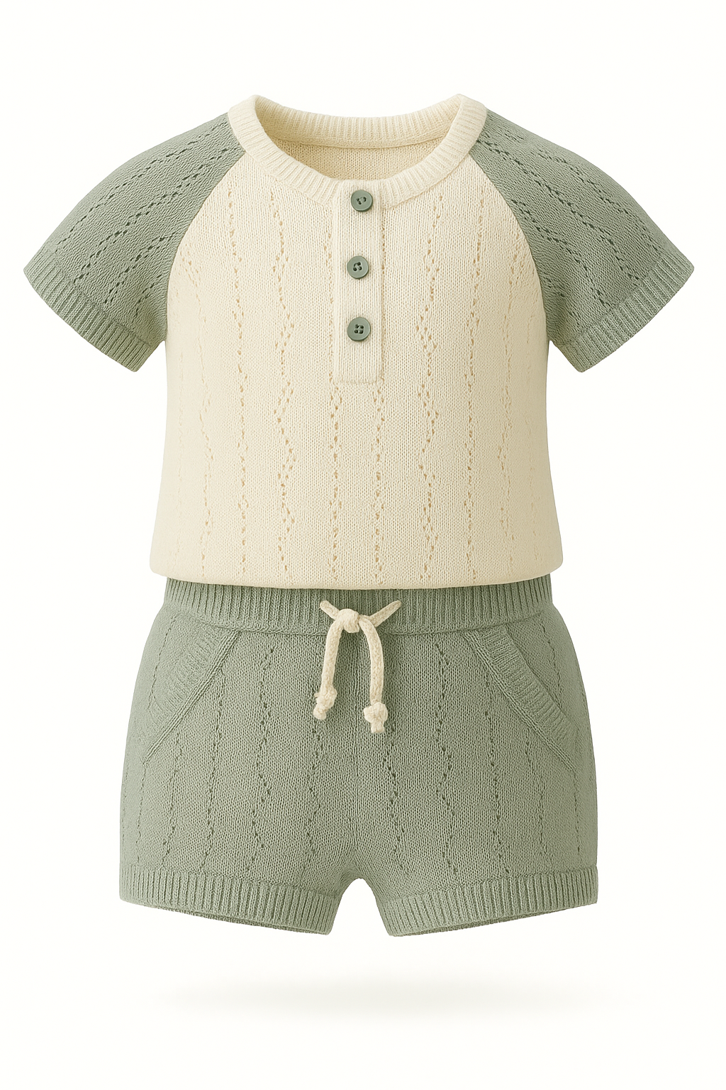 Baby Boy Short Set of 2 Sets Khaki