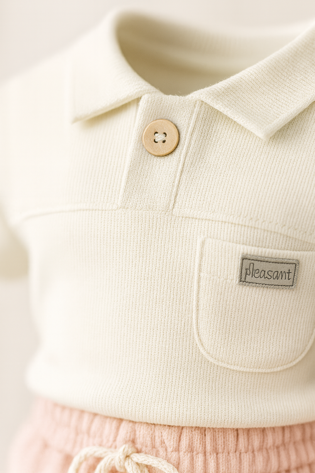 Baby Boy Taupe Polo & Shorts Set – Everyday Charm & Comfort