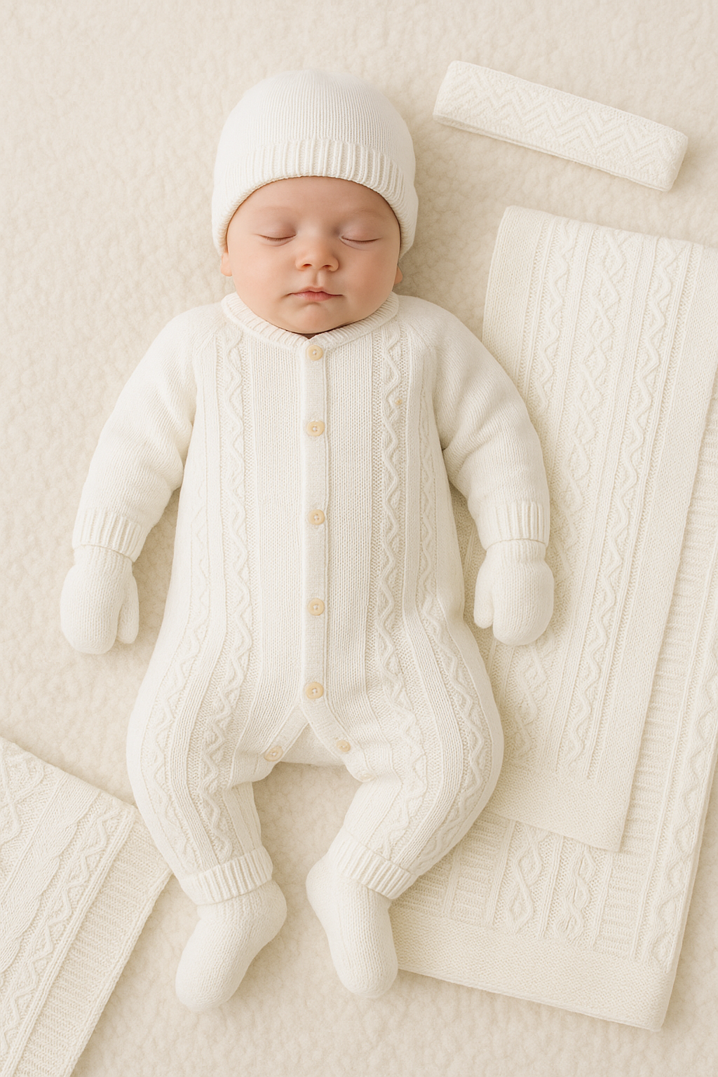 Baby Boy White Elegant NewBorn Set