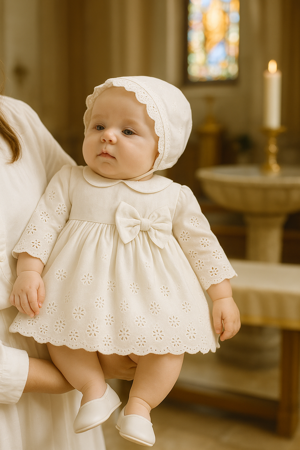 Baby Girl Lace Dress3- Piece