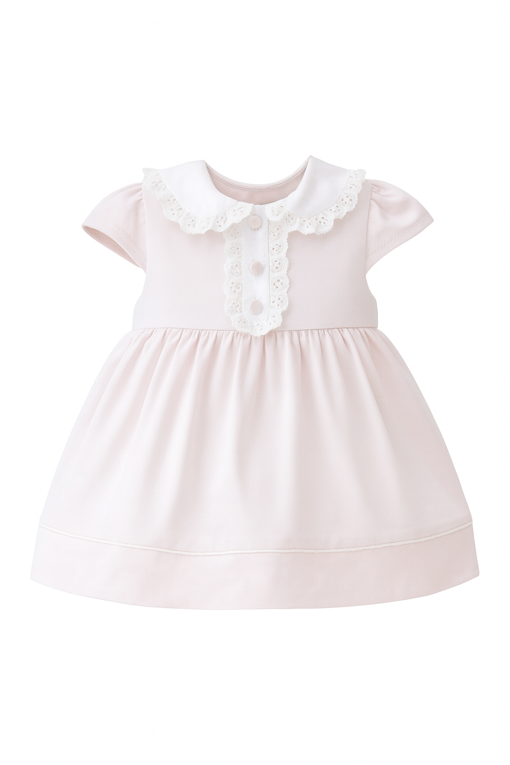Baby Girl Pink Short Sleeve Dress