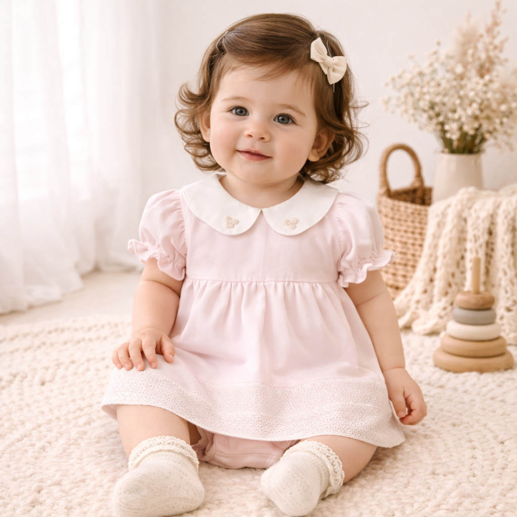 Blush Petal Dress Set