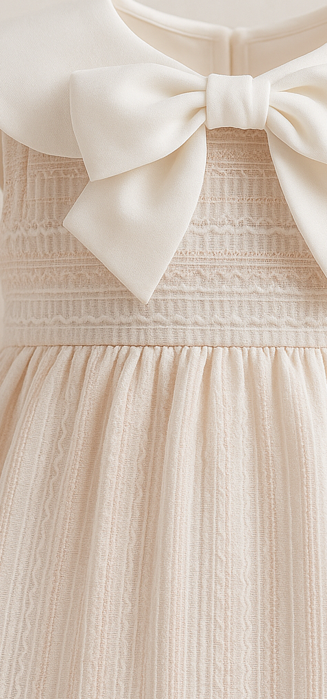 Bow Elegance Baby Dress