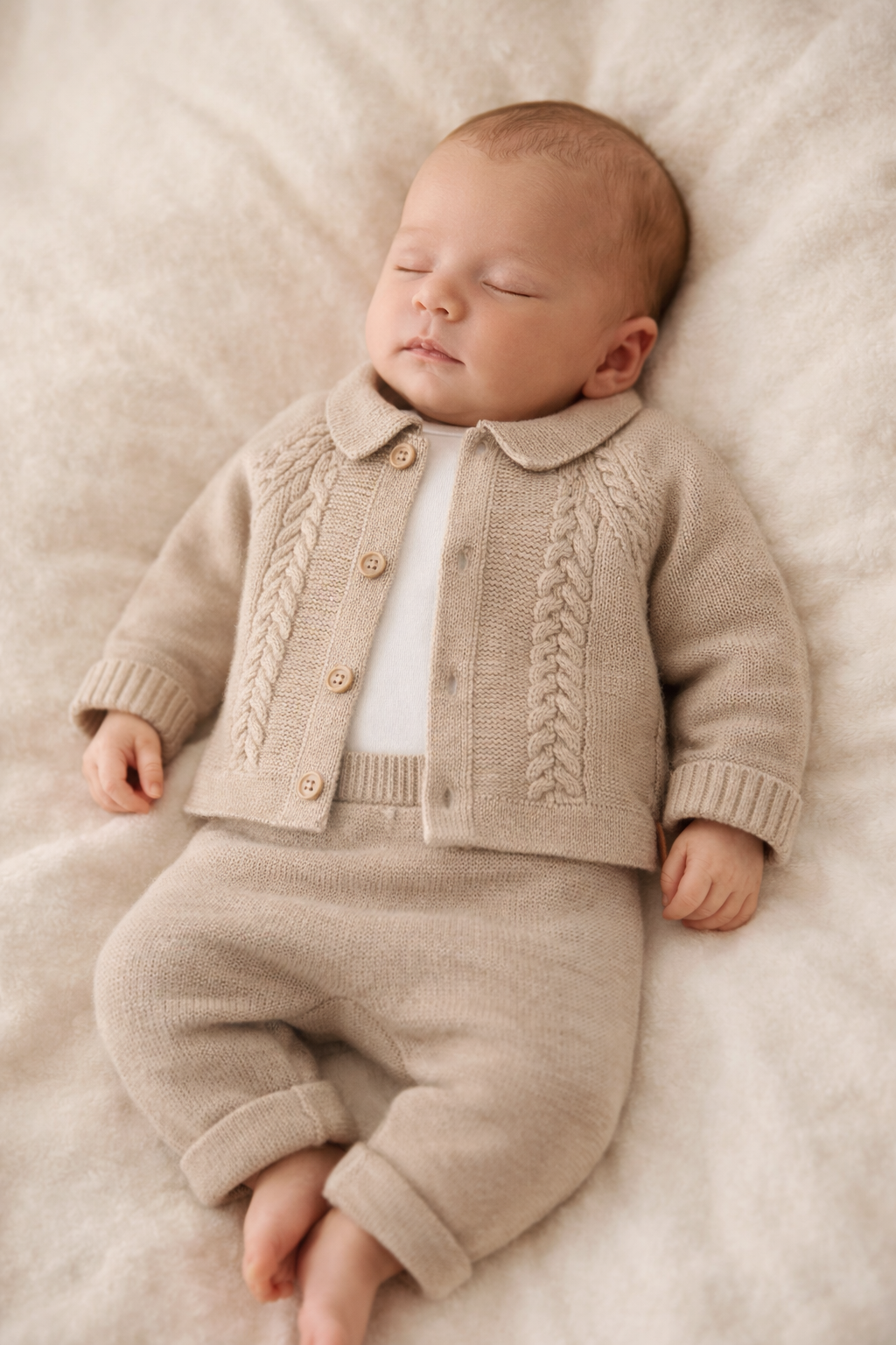 Baby Boy Classic Knit Layered Set
