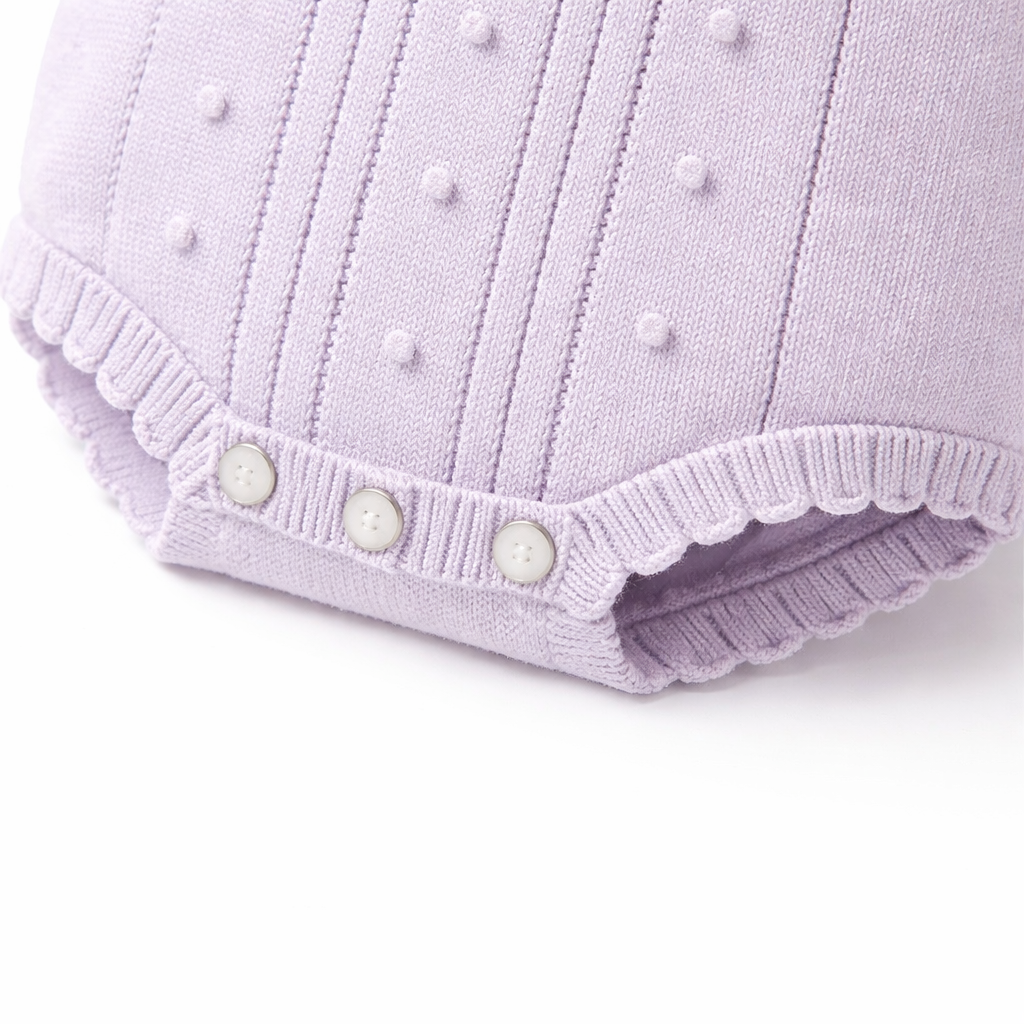 Lilac Knit Charm Set