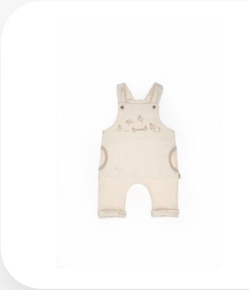 Unisex Embroidered Overall Romper