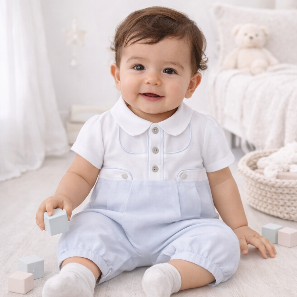 Classic Linen & Cotton Romper