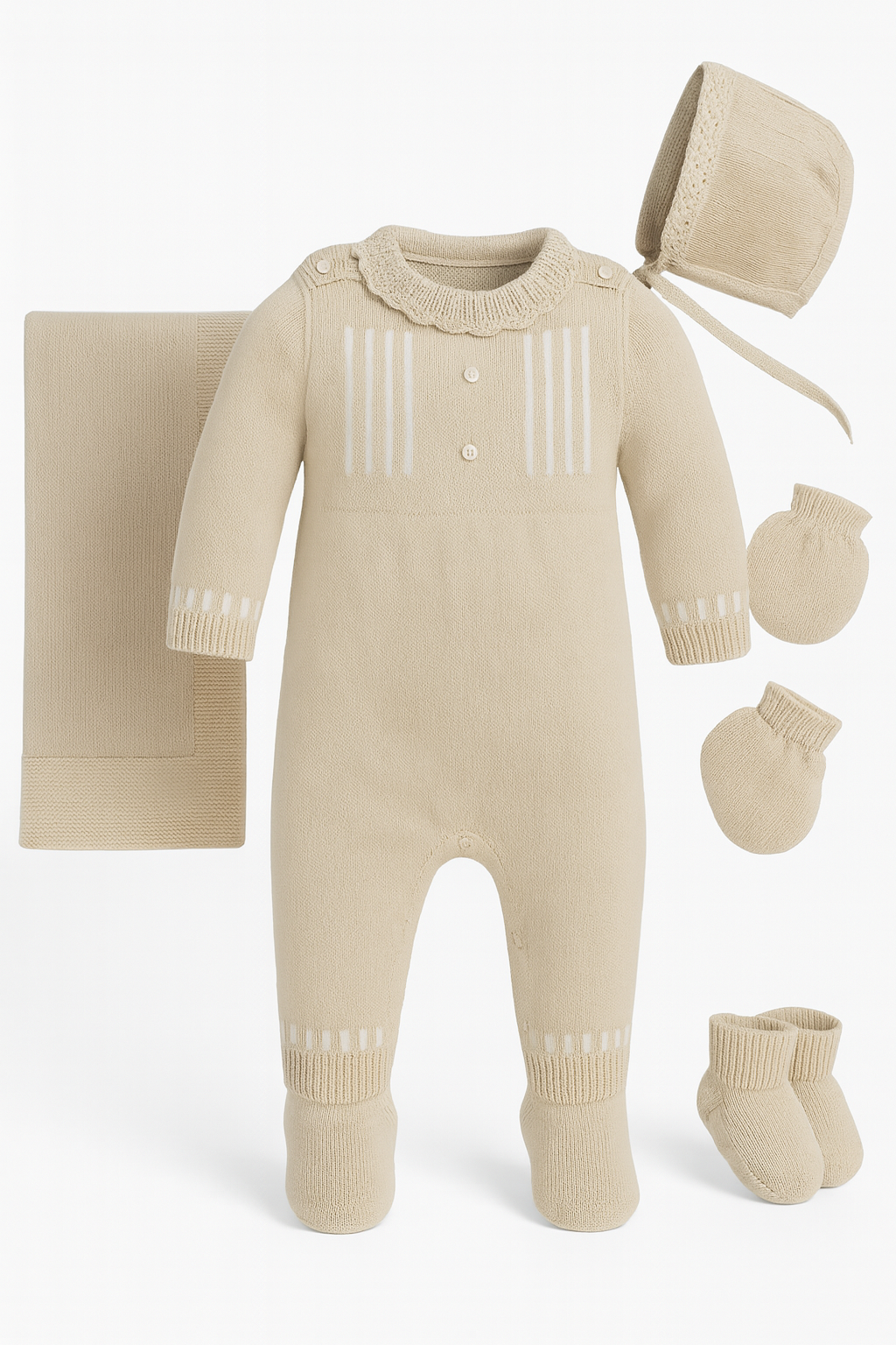 Stripe Baby Girl Set of 5