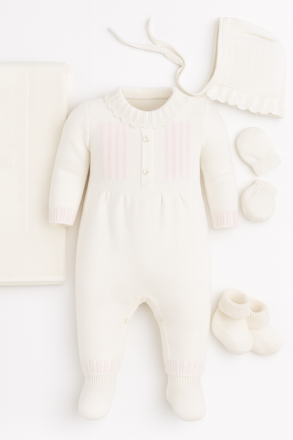 Stripe Baby Girl Set of 5