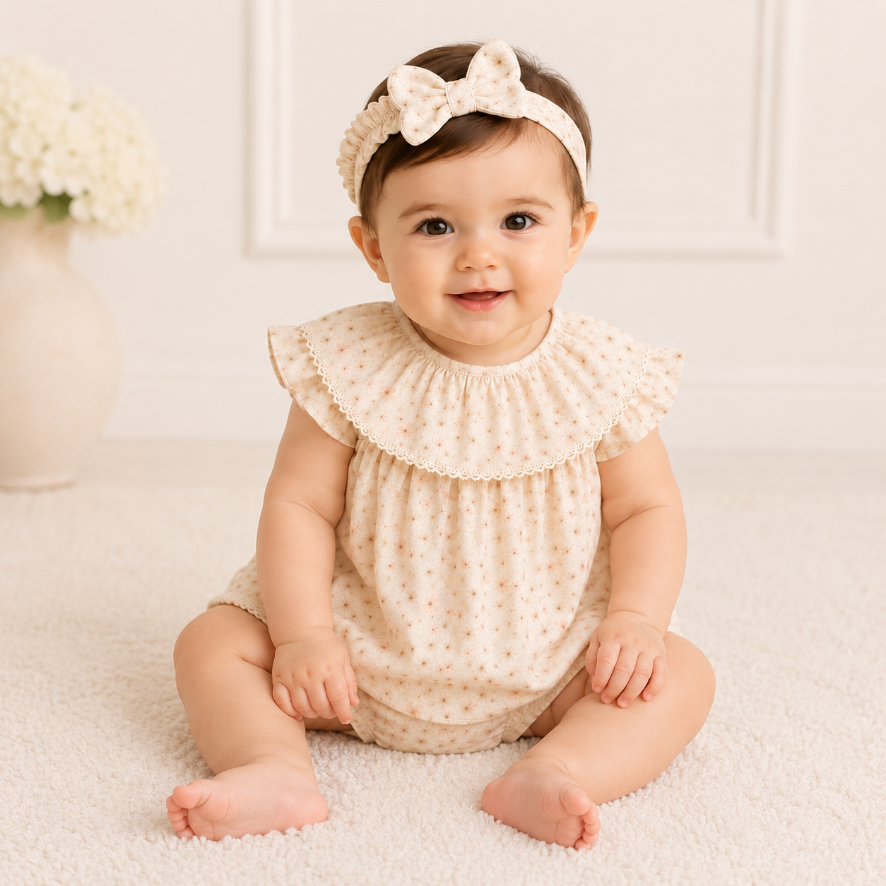 Wildflower Meadow Romper Dress