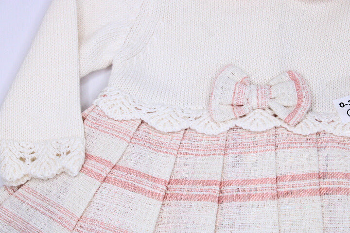 Baby Girl Pink Long Sleeve Dress