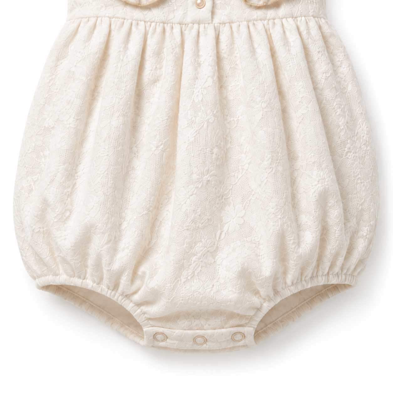 Vintage Bloom Bubble Romper Set
