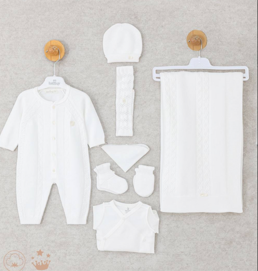 Baby Boy White Elegant NewBorn Set