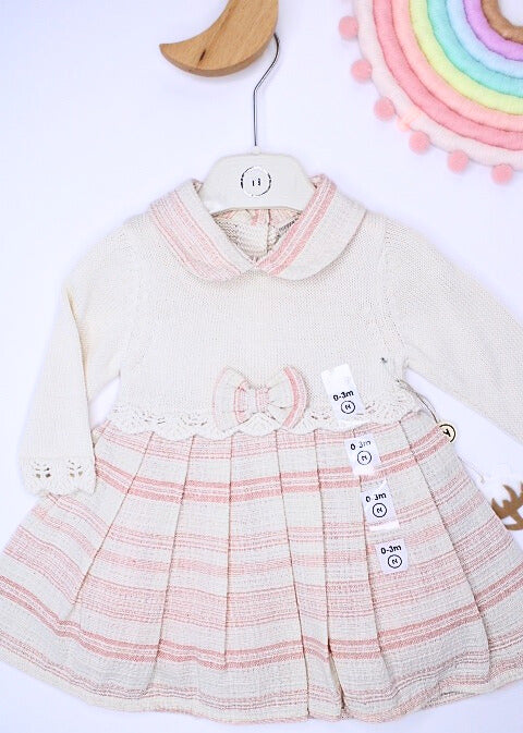 Baby Girl Pink Long Sleeve Dress