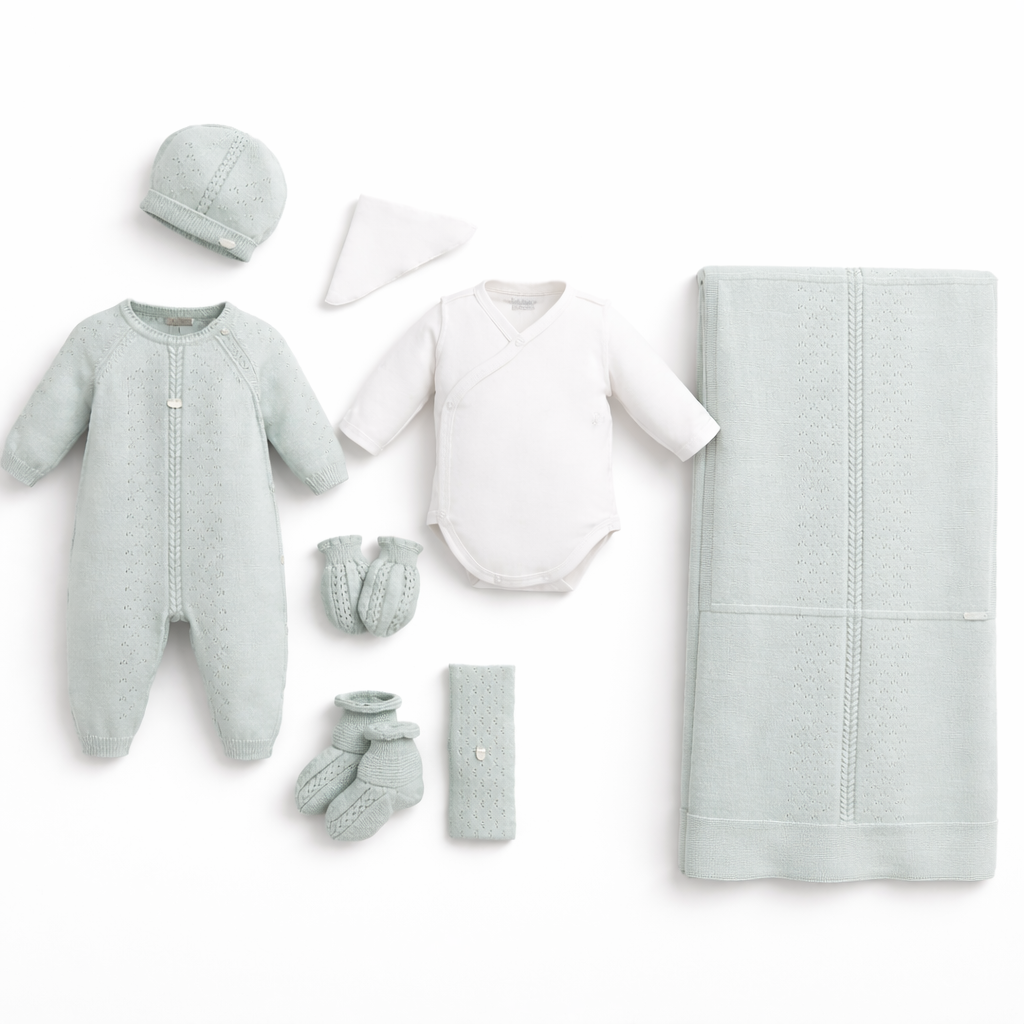Mint Royal Newborn Set