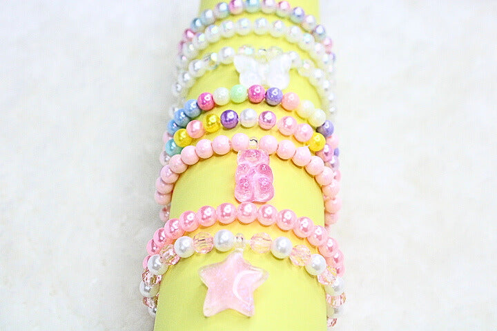 Baby Girl Bear Bracelet 8pcs