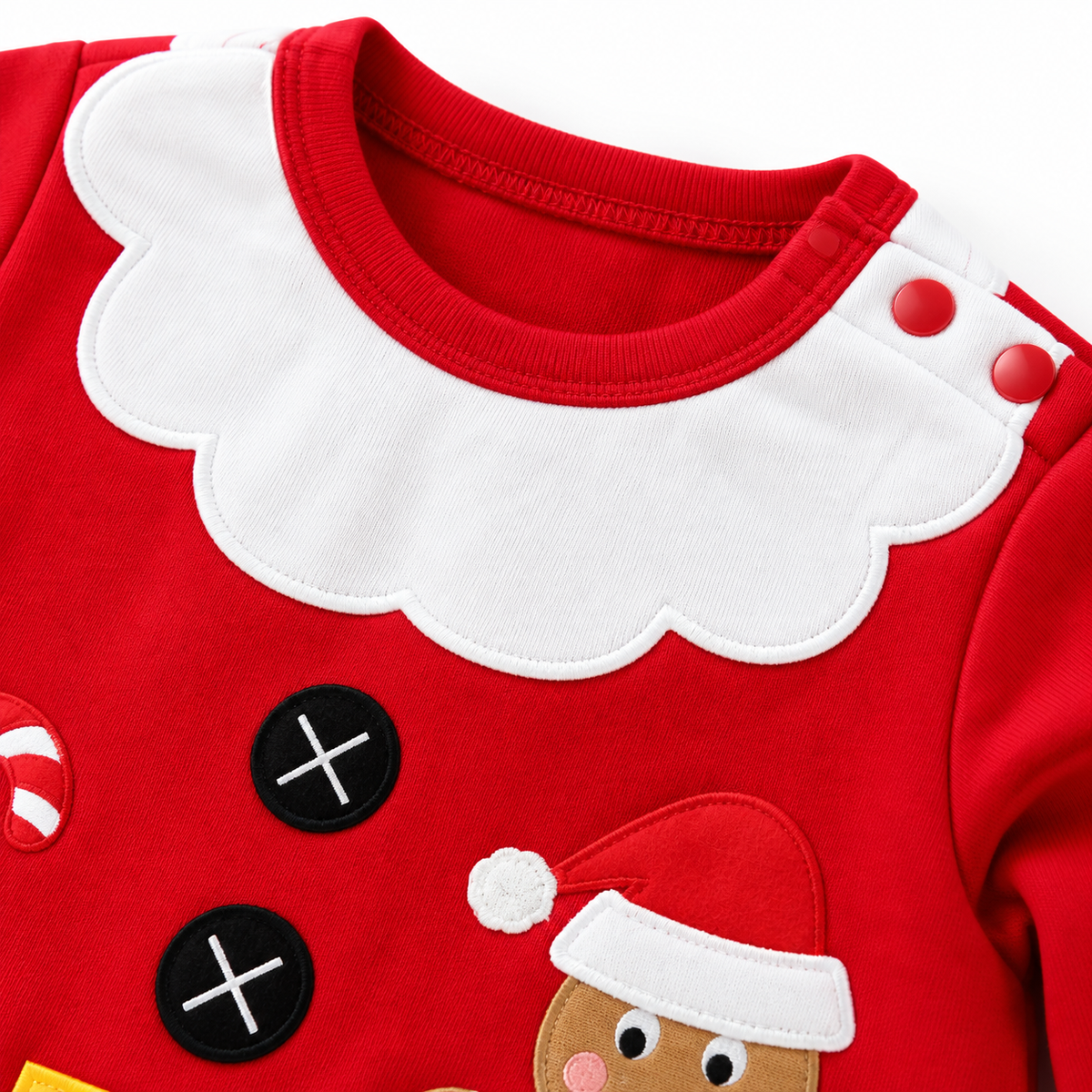 Christmas Cheer Cotton Romper