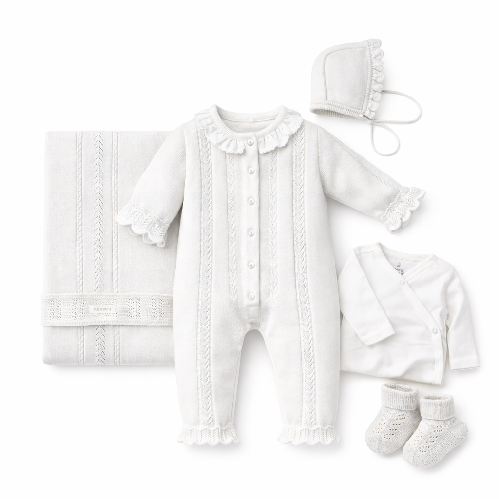 Baby Girl Elegant Gray NewBorn Set