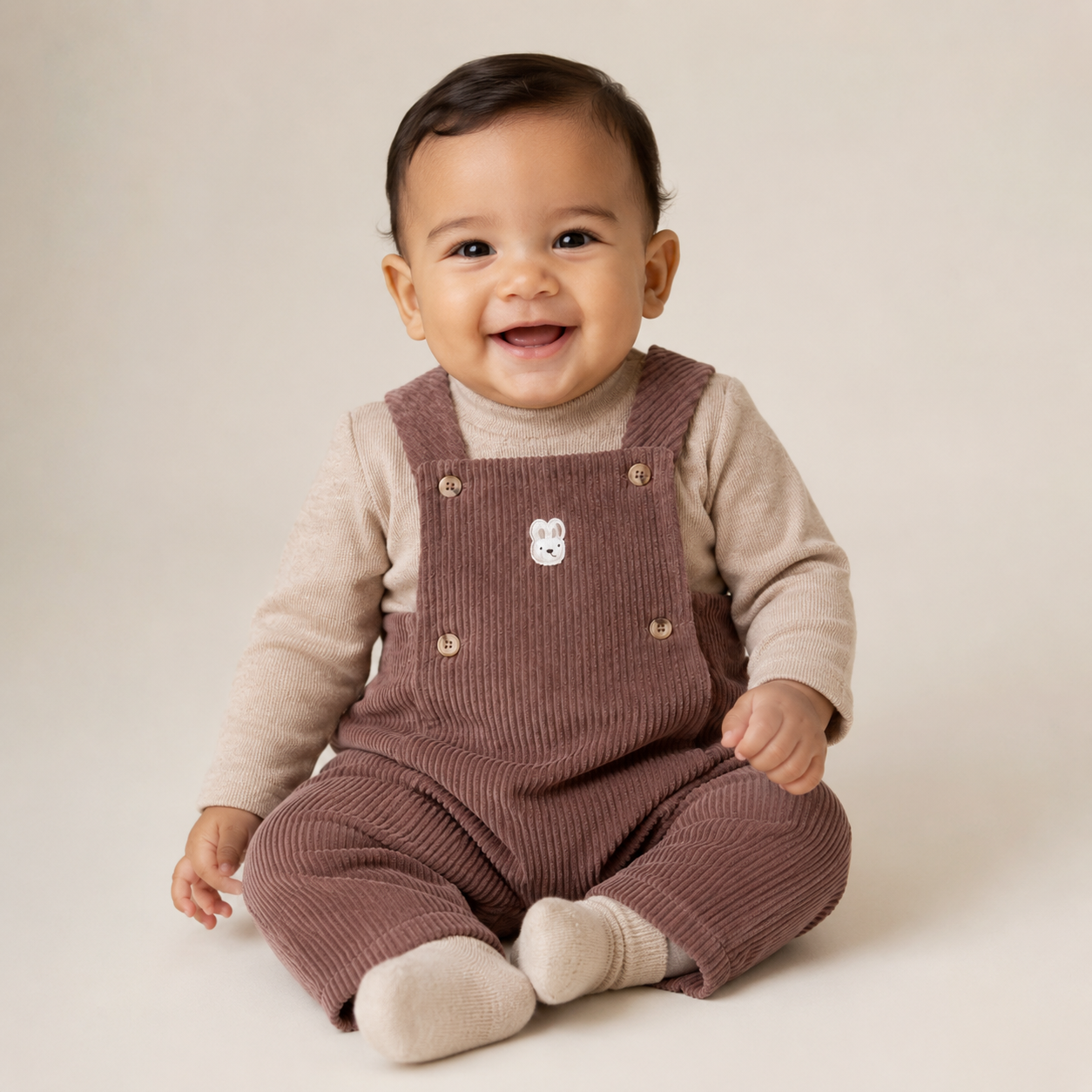Little Bear Corduroy Overall Set