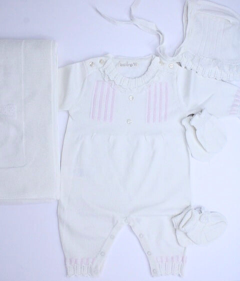 Stripe Baby Girl Set of 5