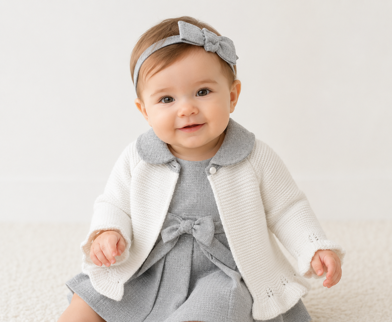 Graceful Bow Dress Set