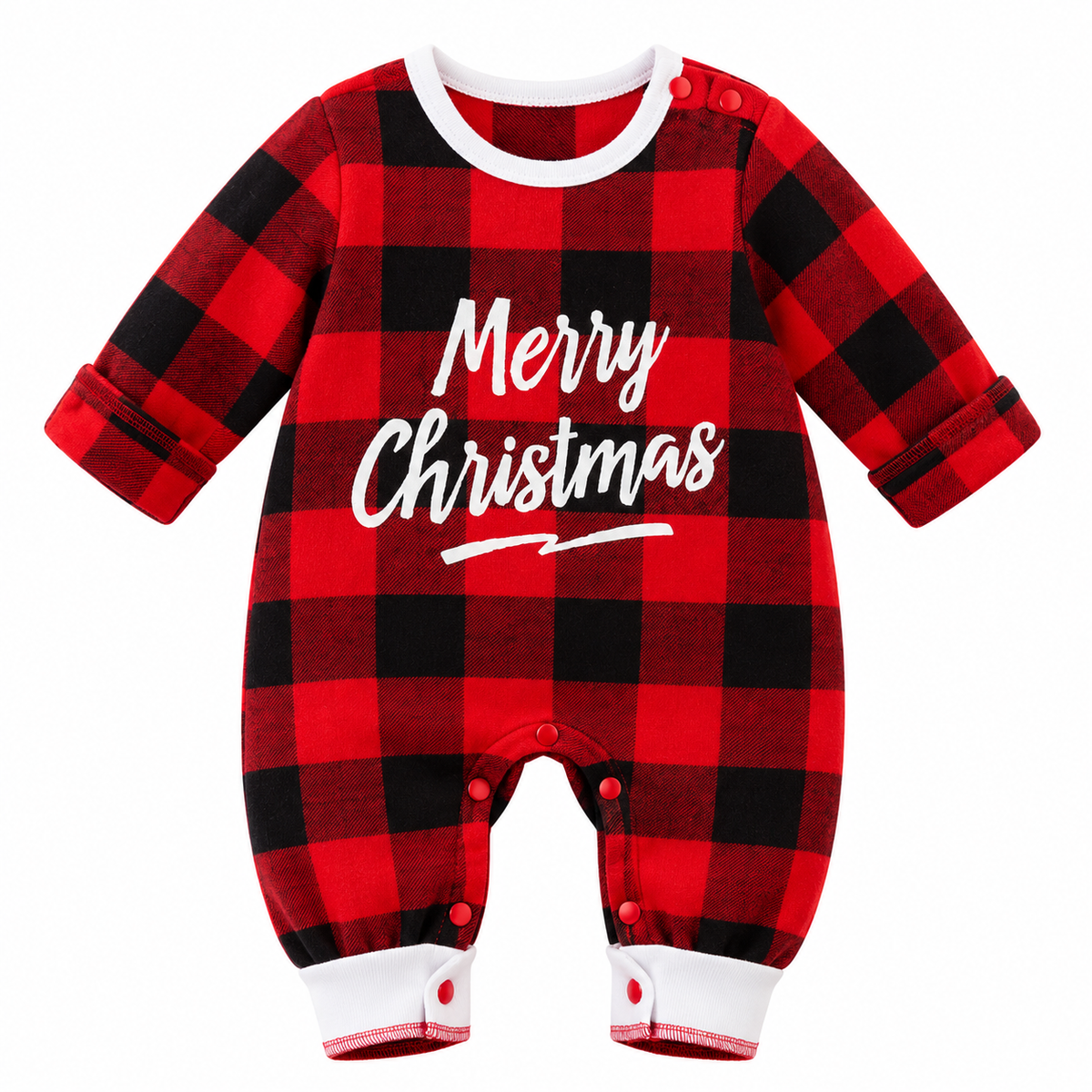 Christmas Cheer Cotton Romper