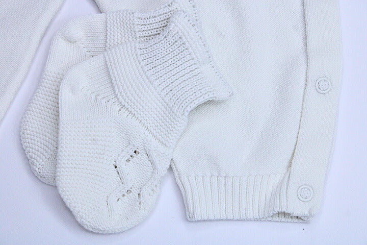 White Zig-zag Baby Boy Set of 5