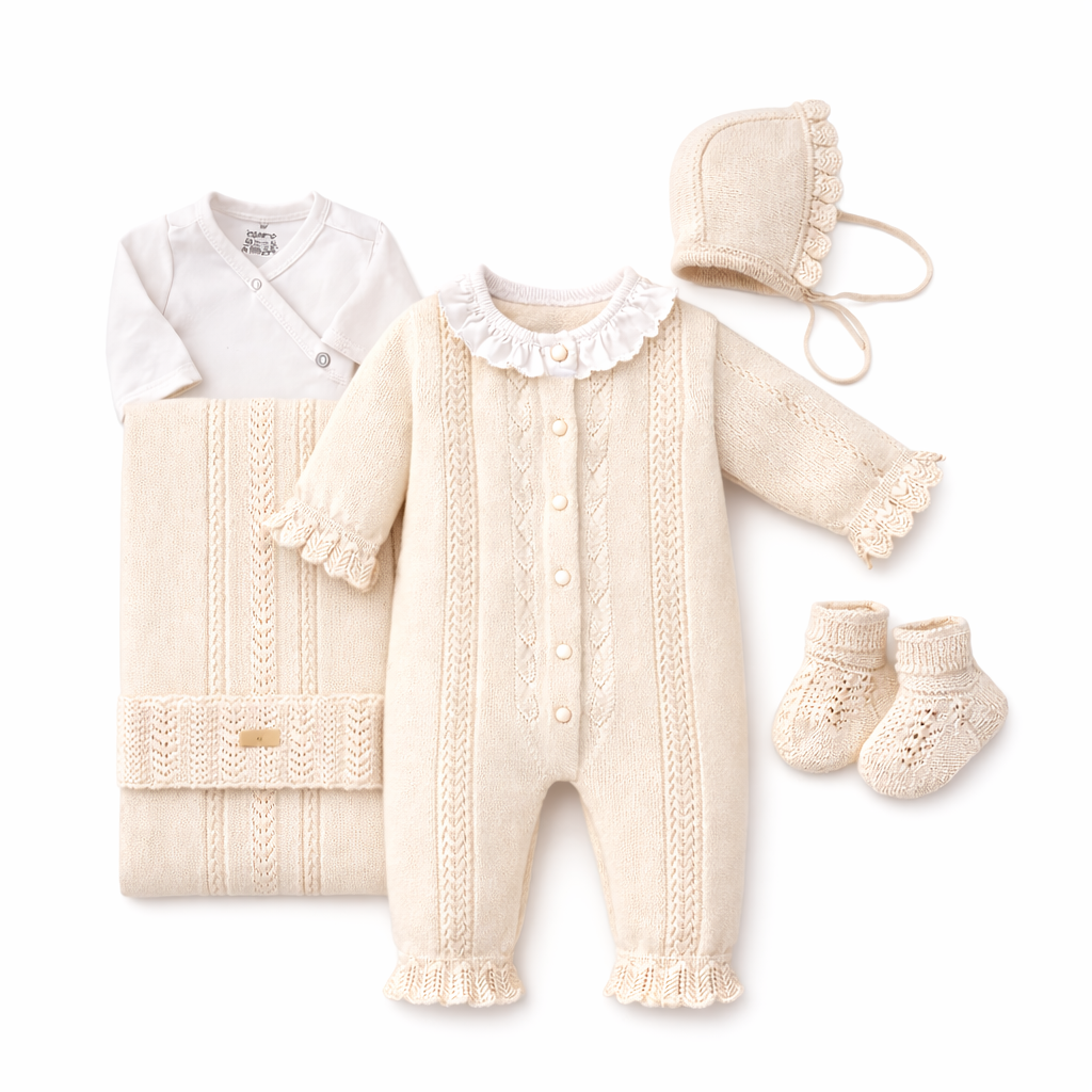 Baby Girl Coral NewBorn Set