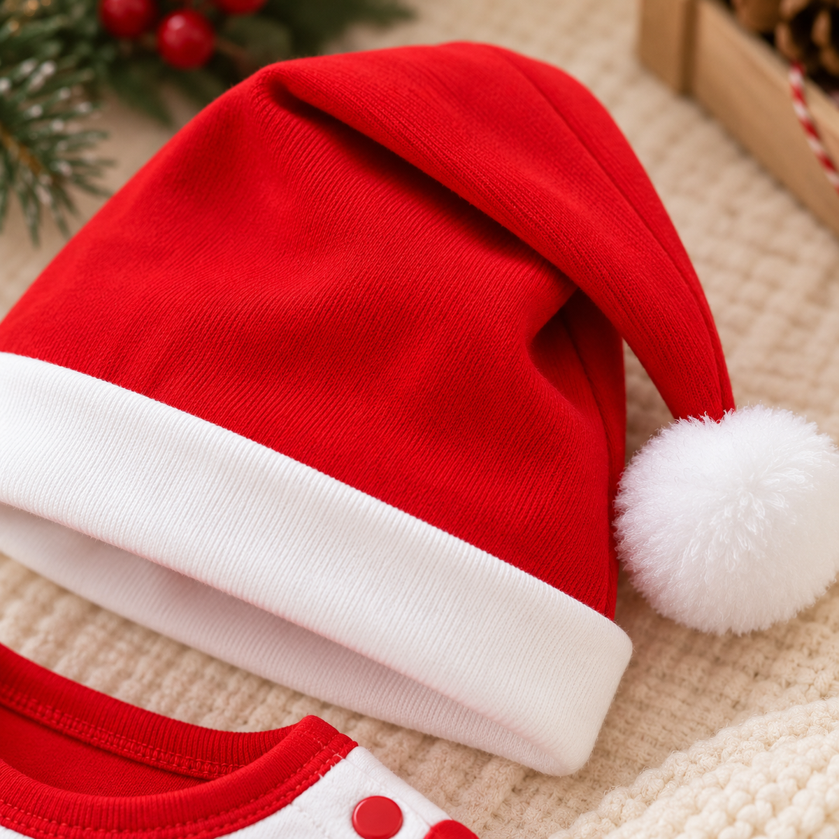 Christmas Cheer Cotton Romper