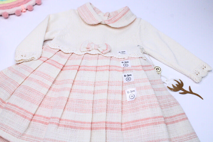 Baby Girl Pink Long Sleeve Dress