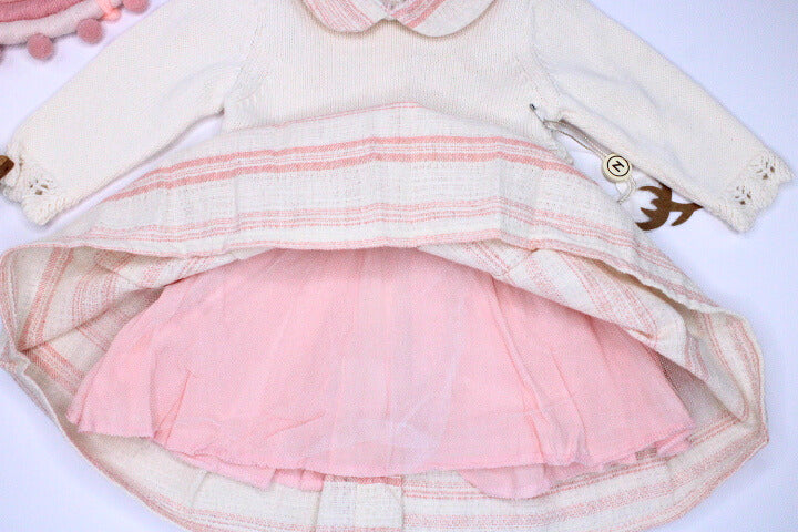 Baby Girl Pink Long Sleeve Dress