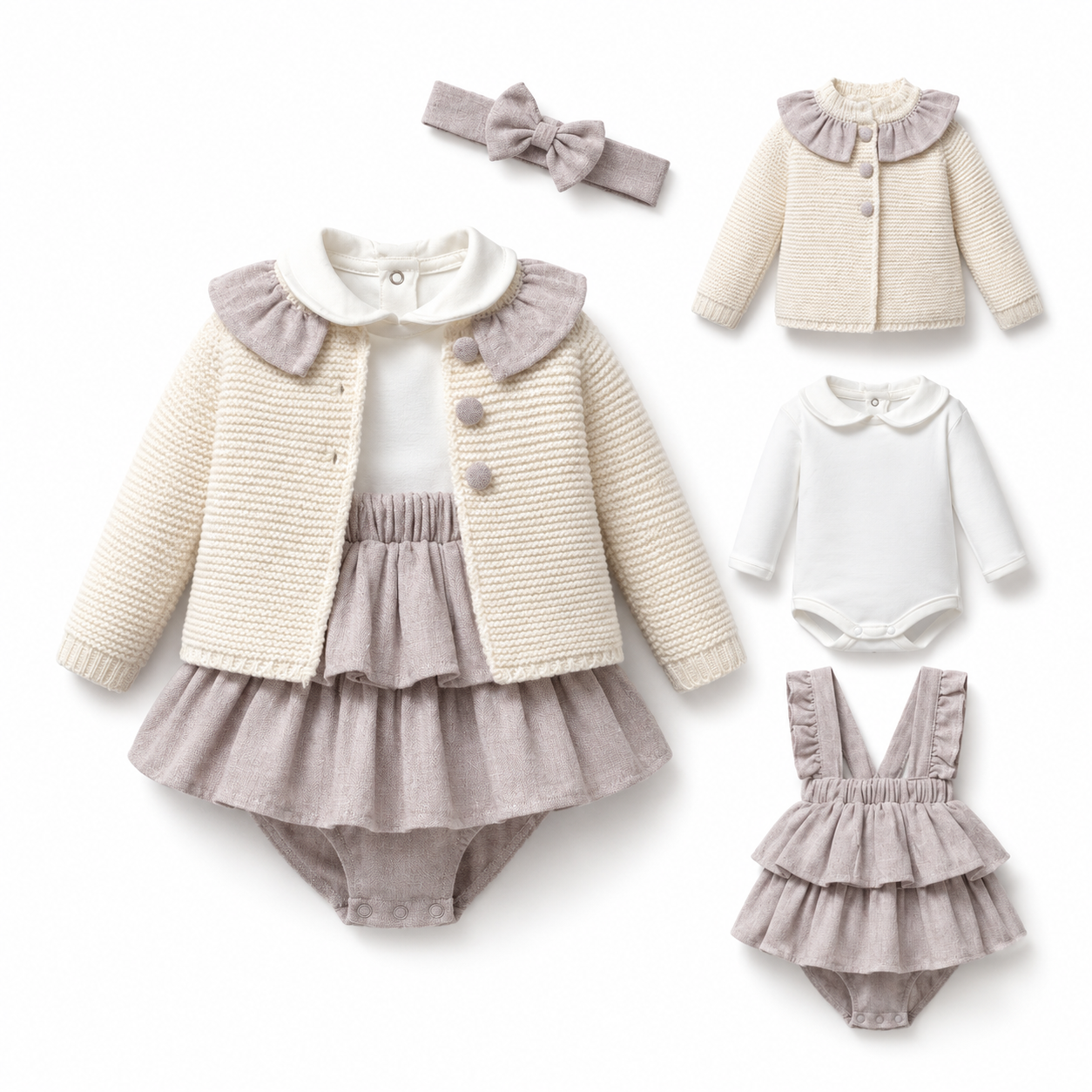 Lavender Grace Knit Skirt Set