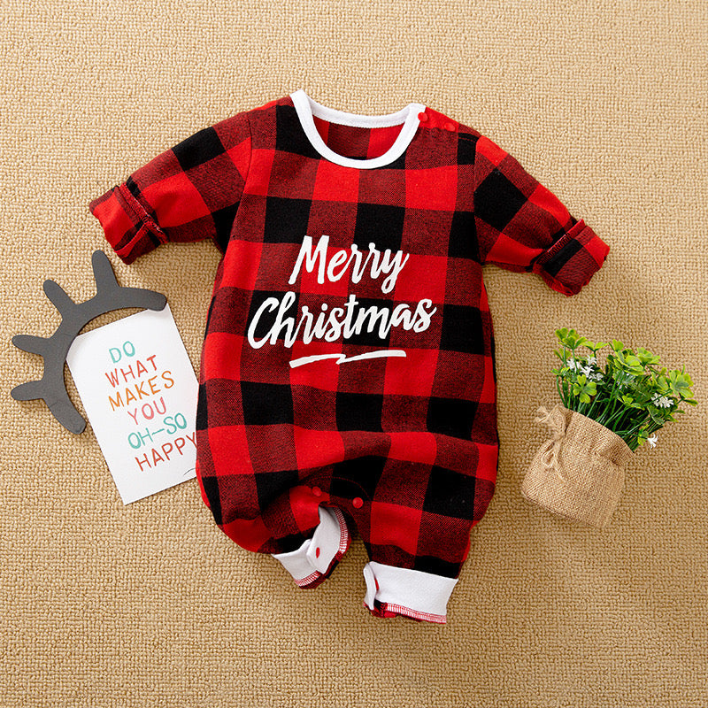 Christmas Cheer Cotton Romper
