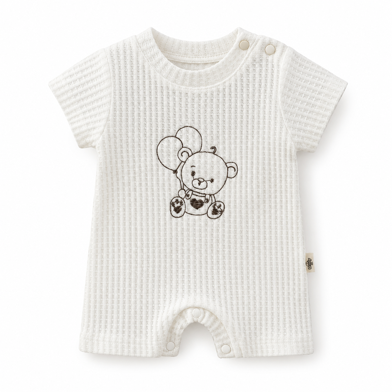 Teddy Bear Waffle Knit Newborn