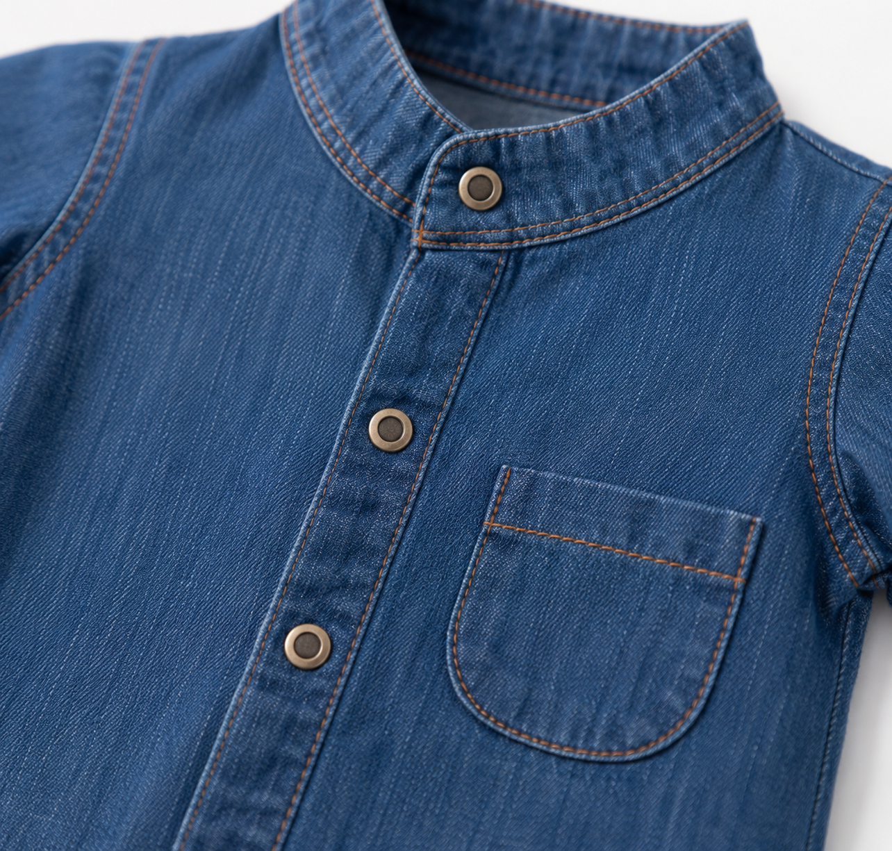 Denim Explorer Romper