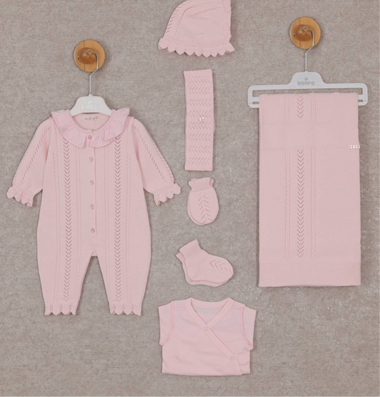 Baby Girl Coral NewBorn Set
