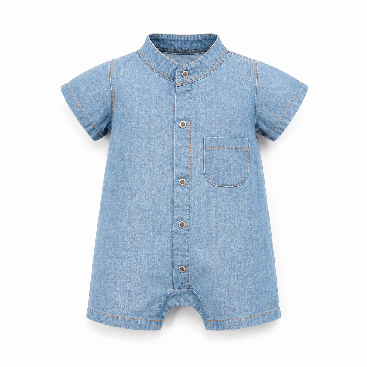 Denim Explorer Romper