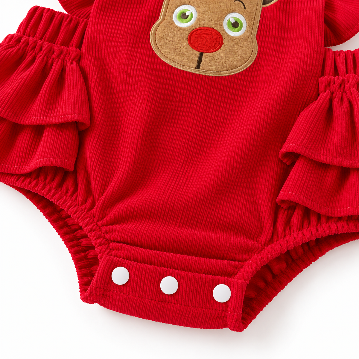 Little Reindeer Corduroy Romper