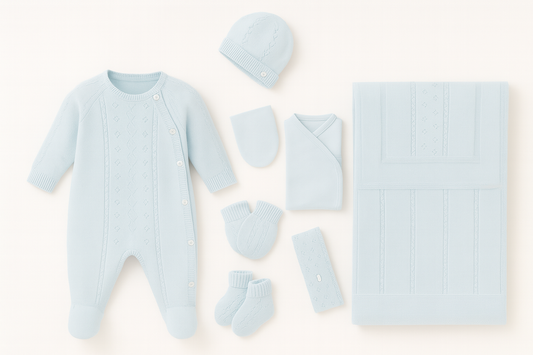 Baby Boy Light Blue NewBorn Set