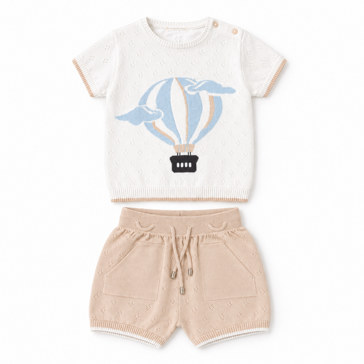 Baby Boy Short 2-piece Suit Cotton