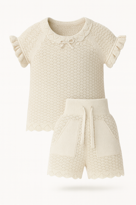 Baby Girl Short 2 Piece Set Cotton