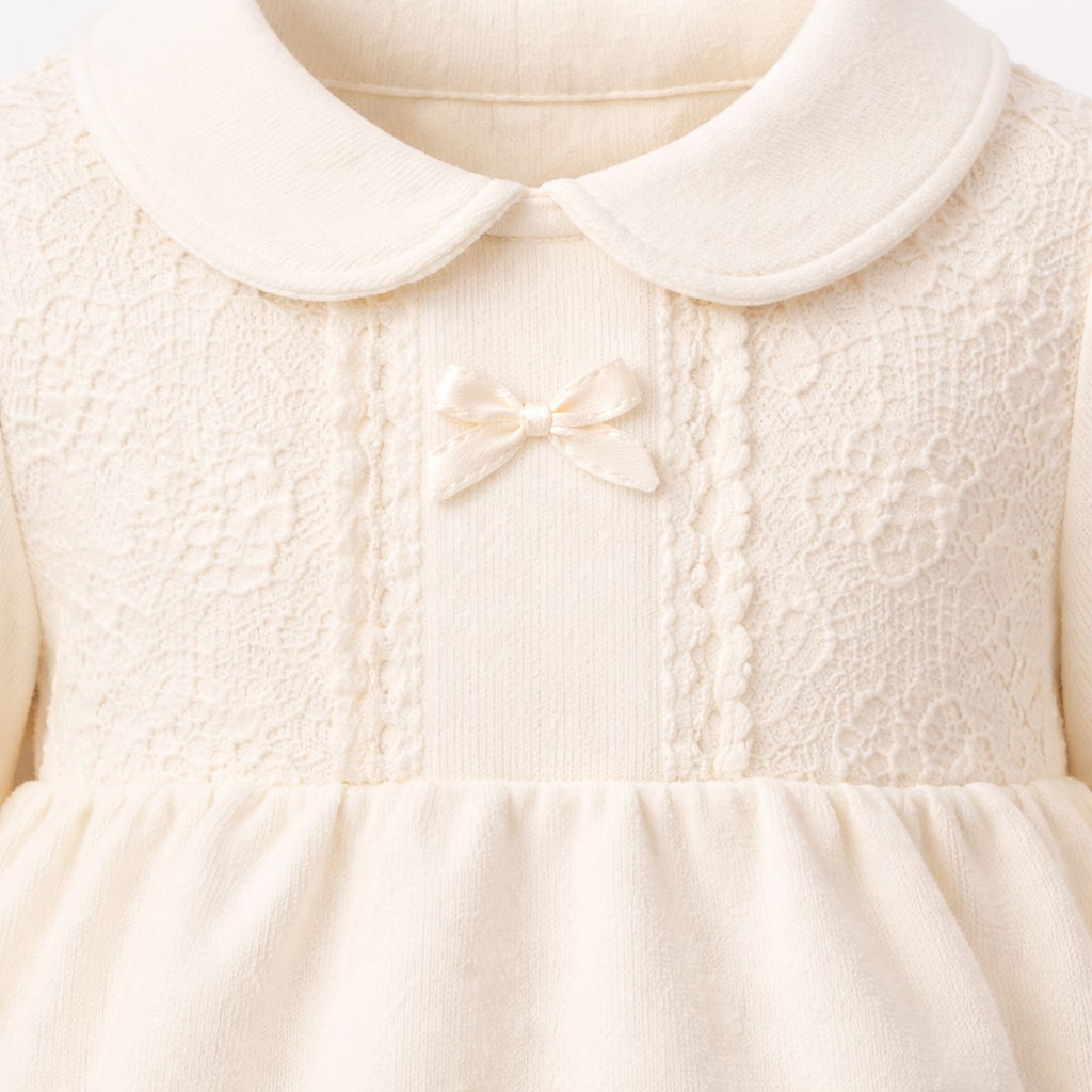 Beige Heirloom Bloom Romper