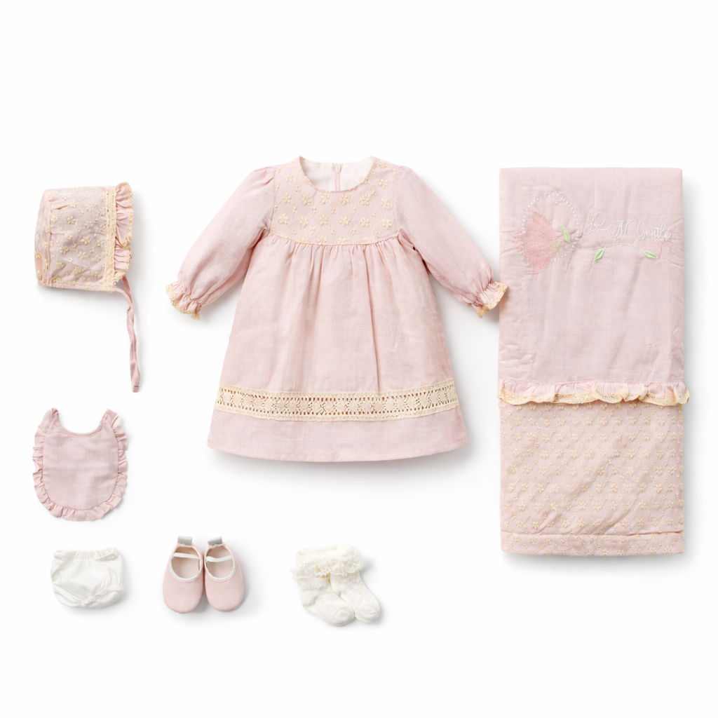 Blush Heirloom Garden Newborn Set